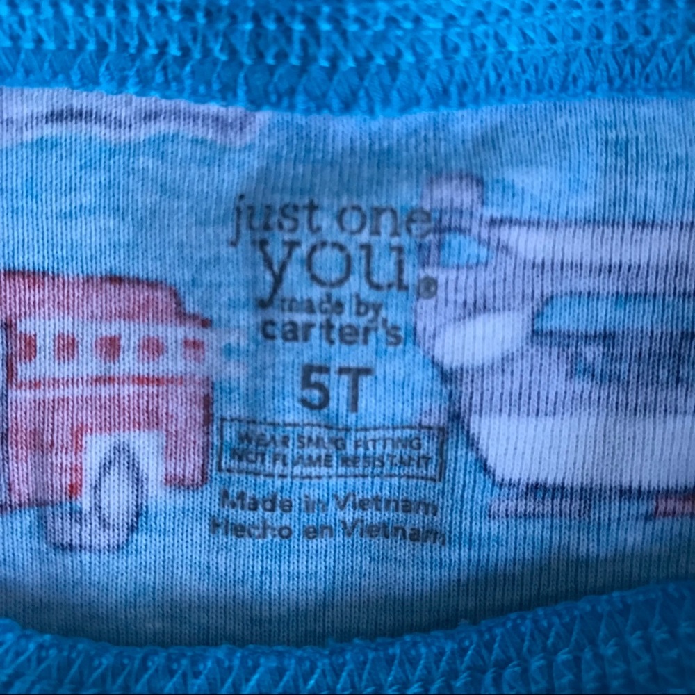 Carter’s Fire Truck & Police Car Shirt - Picture 3 of 4
